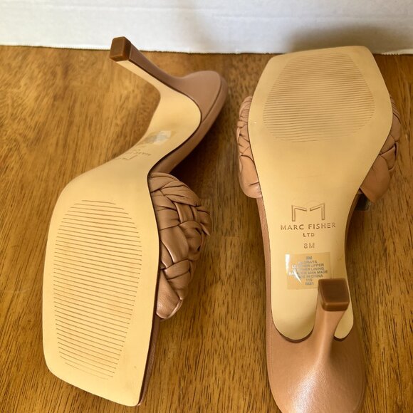 Marc Fisher Draya Square Toe Slide Sandal Size 8 - Picture 6 of 10